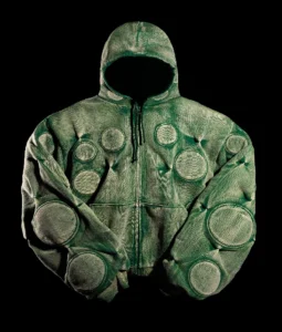 Badson Cobalt Oxygen Padded Hoodie Green